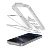 Protetor de ecrã em vidro temperado Tech-Protect Quick Set+ THP4500 para Apple iPhone 17 Pro, preto (2 un.)