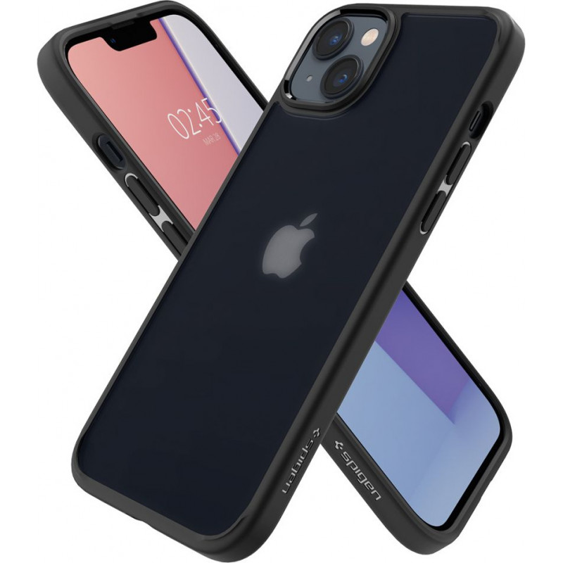 Capa Ultra Hybrid Spigen para Apple iPhone 14 Plus / 15 Plus, preto frost