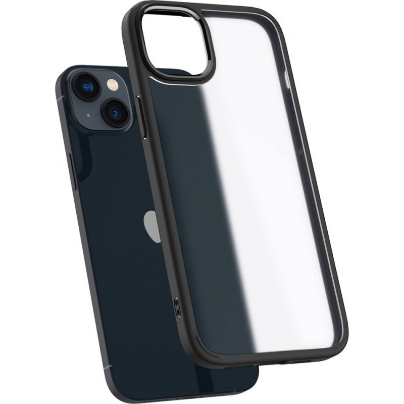 Capa Ultra Hybrid Spigen para Apple iPhone 14 Plus / 15 Plus, preto frost