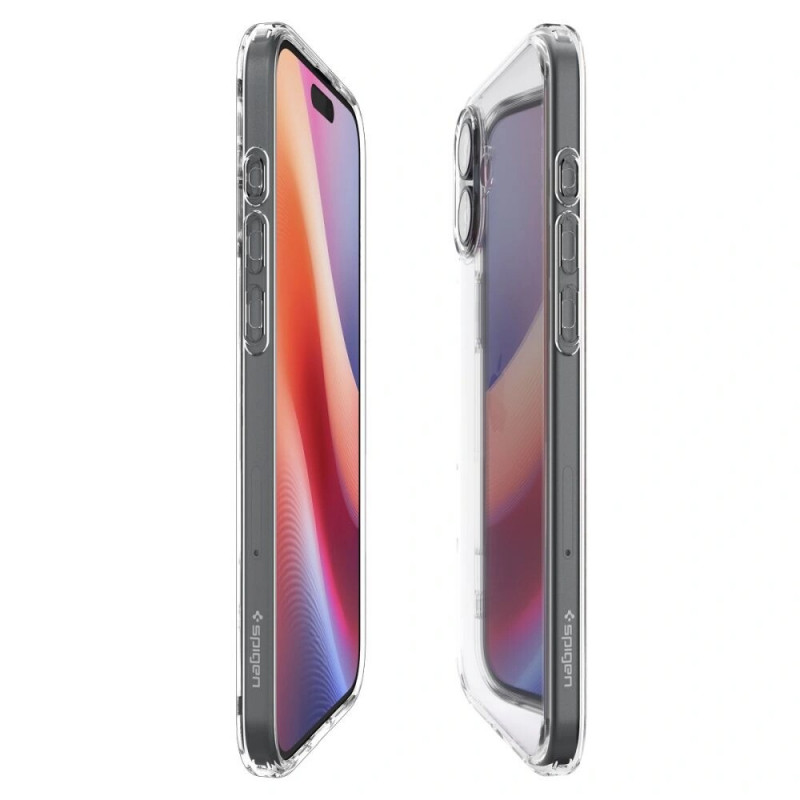 Capa Ultra Hybrid Spigen para Apple iPhone 16, Crystal Clear