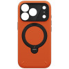 Capa UNIQ Elix para Apple iPhone 18 Pro / 17 Pro, suporte rotativo 360, laranja