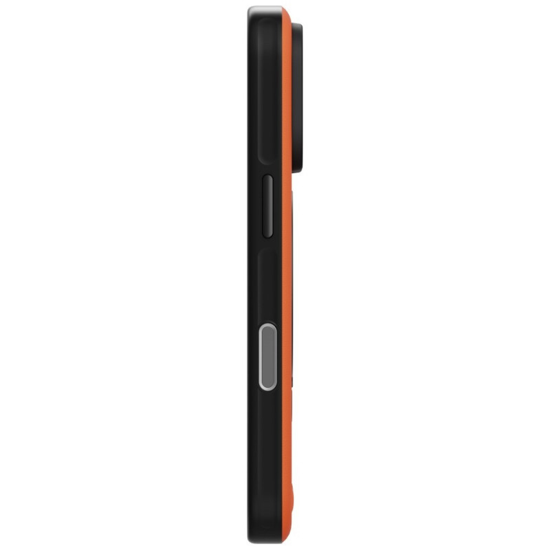 Capa UNIQ Elix para Apple iPhone 18 Pro / 17 Pro, suporte rotativo 360, laranja