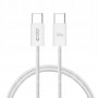 Cabo Tech-Protect Ultraboost Classic USB-C / USB-C PD, 60W, 3A, 100 cm, branco