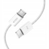 Cabo Tech-Protect Ultraboost Classic USB-C / USB-C PD, 60W, 3A, 100 cm, branco