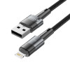 Cabo Tech-Protect UltraBoost USB-A/Lightning 12W 2,4A 200 cm, cinzento
