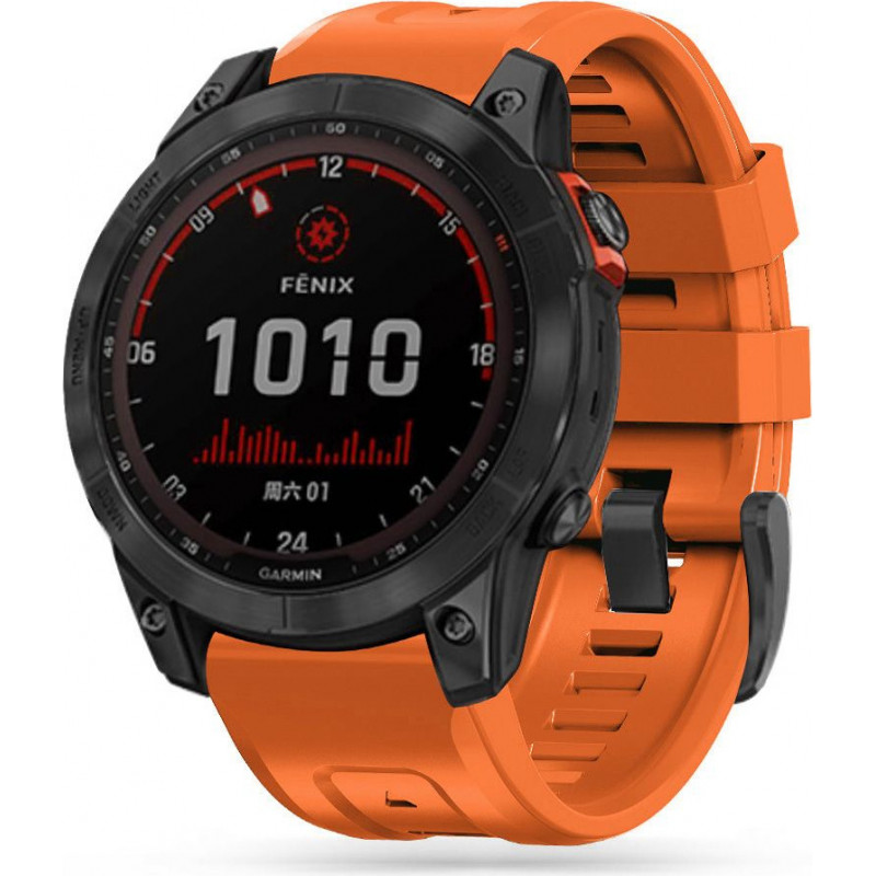 Tech-Protect Iconband THP924ORG Bracelete para Garmin Fenix 5/6/6 Pro/7, Laranja