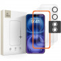 Conjunto de protetores de ecrã em vidro temperado Tech-Protect Easy Set+ para Apple iPhone 17, transparente (2+1 pcs)