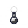 Porta-chaves FineWoven para AirTag Apple, azul-marinho