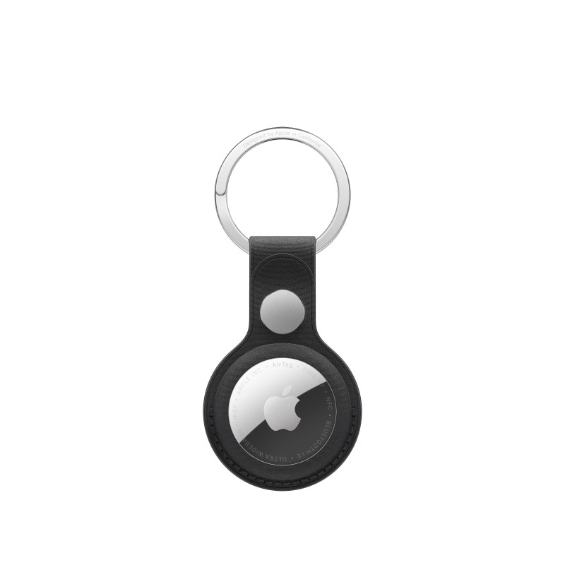 Porta-chaves Apple AirTag FineWoven, preto