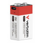 Bateria recarregável USB-C Li-ion 9V 335 mAh Verbatim 30251 (1 un.)
