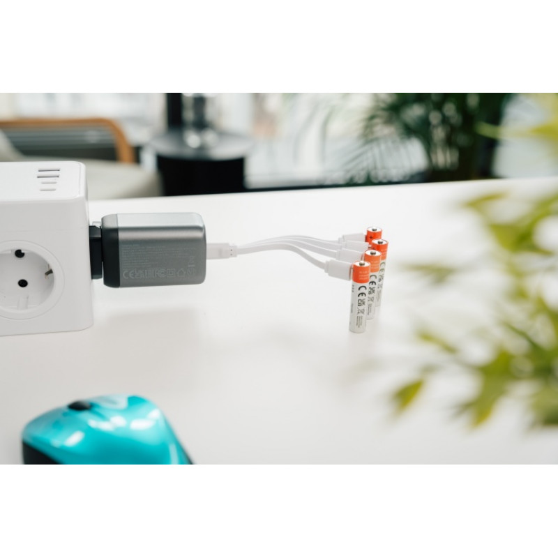 Baterias recarregáveis USB-C Verbatim 30250 Li-ion AAA 500 mAh (4 un.)