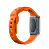 Pulseira de silicone 3mk para Apple Watch 38/40/41 mm, laranja