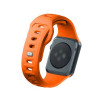 Pulseira de silicone 3mk para Apple Watch 38/40/41 mm, laranja