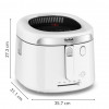 Fritadeira Tefal Filtra Vision FF2541E0, 2,1 L, 1900 W, branca