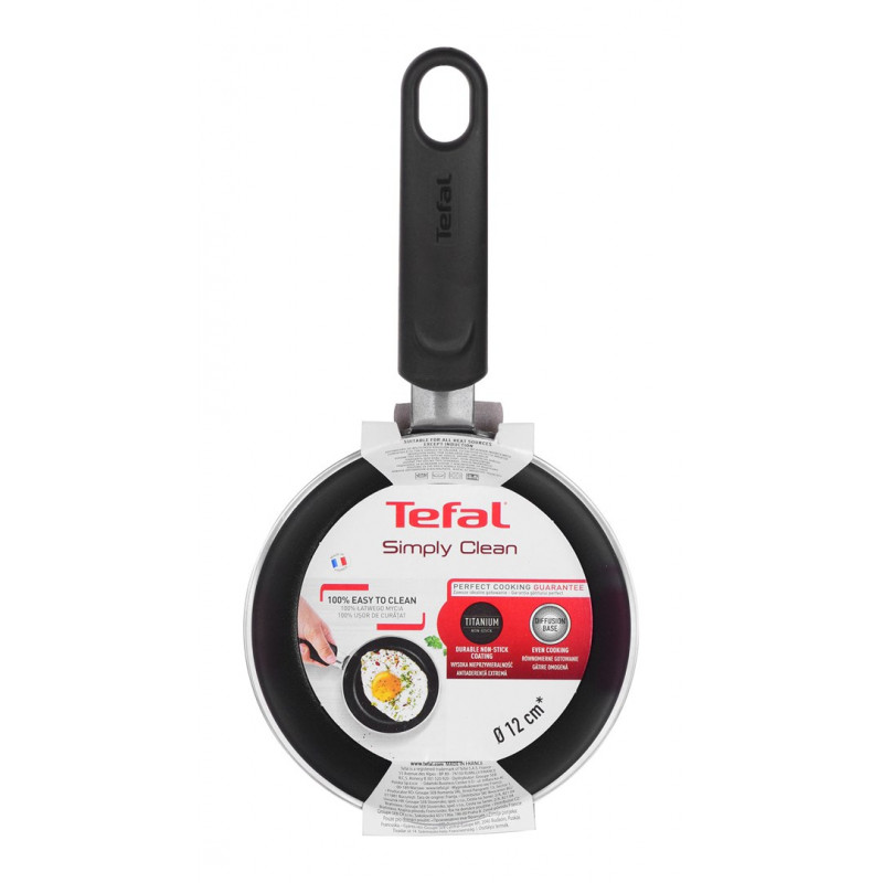 Frigideira polivalente redonda Tefal Simply Clean B56700, 12 cm