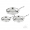 Conjunto de frigideiras Tefal Duetto On B866S334, 3 peças, 20/24/28 cm, aço inoxidável