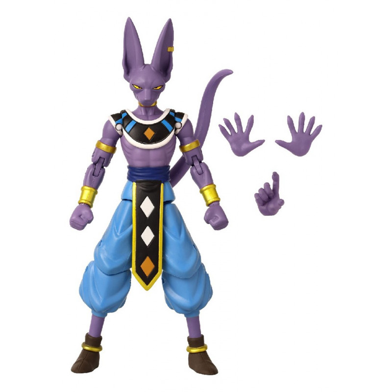 Figura colecionável Bandai Dragon Ball Dragon Stars Beerus V2