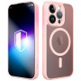 Capa magnética 3MK Misty MagCase para Apple iPhone 14 Pro, rosa