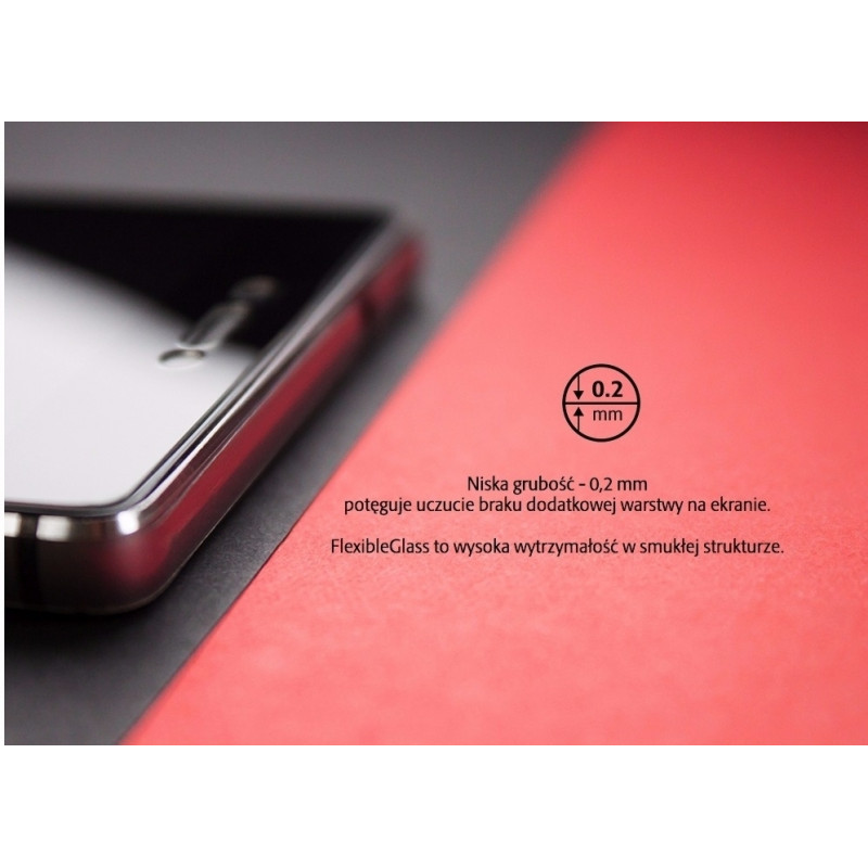 Película de vidro híbrido 3mk FlexibleGlass para Huawei P20 Pro