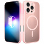 Capa magnética 3MK Misty MagCase para Apple iPhone 16 Pro, rosa