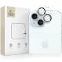 Tech-Protect Cam Fit+ Vidro Temperado para Lentes de Câmara para Apple iPhone 14 / 14 Plus / 15 / 15 Plus, Transparente