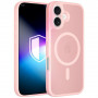 Capa magnética 3MK Misty MagCase para Apple iPhone 17, rosa