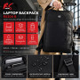 Mochila para portátil NanoRS RS204 B 15,6", preta, 42x28,5x14, impermeável