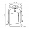 Mochila para portátil NanoRS RS204 B 15,6", preta, 42x28,5x14, impermeável