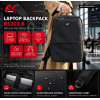 Mochila para portátil NanoRS RS202 B 15,6", preta, 41x29x4, impermeável