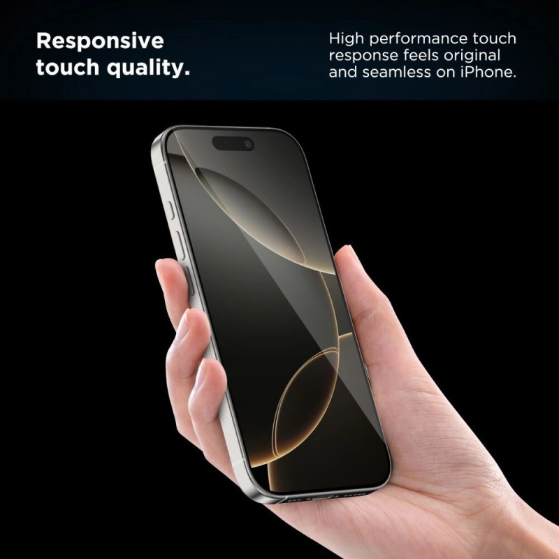 Tech-Protect Quick Set+ Vidro Temperado para Apple iPhone 15 Pro (2 un.), Preto