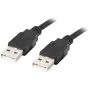Cabo Lanberg USB-A M/M 2.0 de 0,5 m, preto