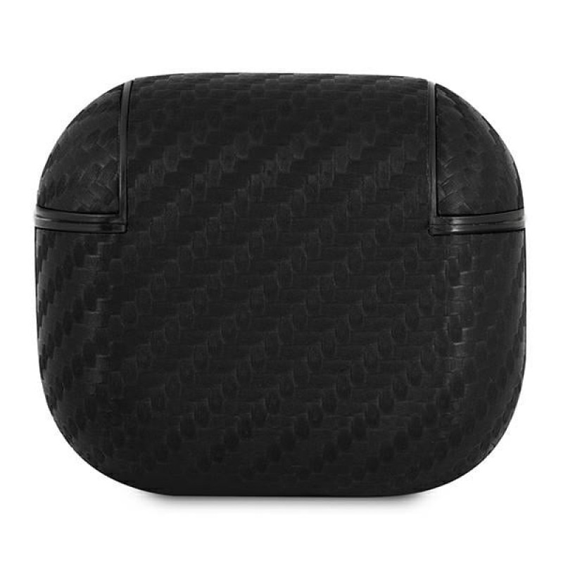 Capa BMW BMA3WMPUCA PU Carbon M Collection para Apple AirPods 3, preta