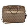 Guess GUCB15G4GFBR Mala para portátil 4G Uptown, 15 polegadas, castanha