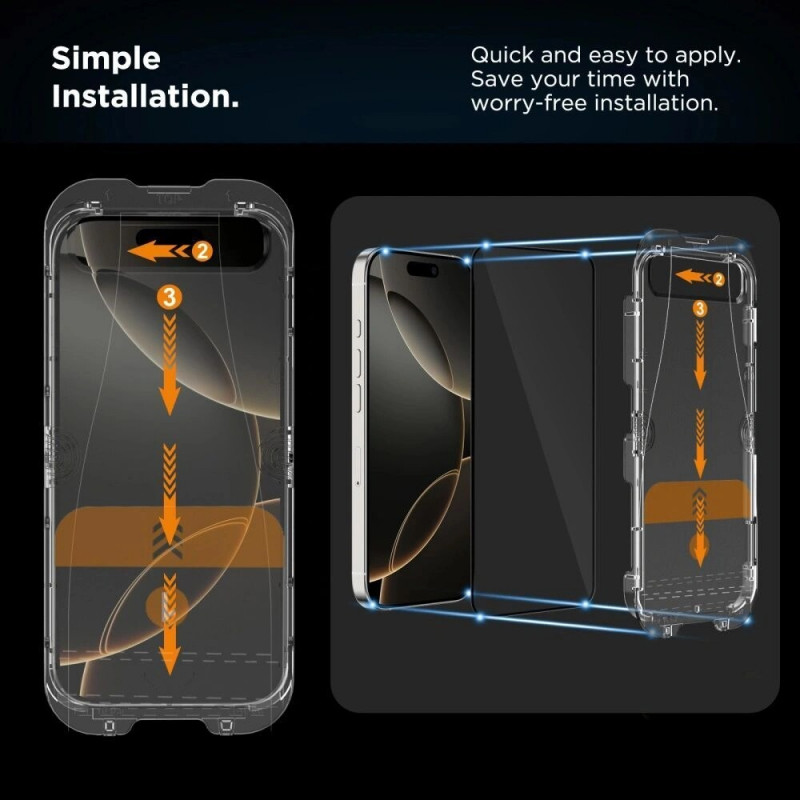 Tech-Protect Quick Set Spy+ Vidro Temperado de Privacidade para Apple iPhone 14 Pro (2 unid.)