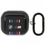 Capa BMW BMA322SWTK Multiple Colored Lines para Apple AirPods 3, preta