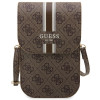 Bolsa de mão Guess GUWBP4RPSW 4G Stripes, castanha