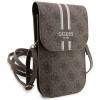 Bolsa de mão Guess GUWBP4RPSW 4G Stripes, castanha
