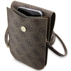 Bolsa de mão Guess GUWBP4RPSW 4G Stripes, castanha