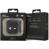 Capa BMW BMA2WMPUCA2 Carbon Double Metal Logo para Apple AirPods 1/2, preta