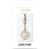 Guess GUCPMHGLD Heart Diamond Charm com strass para telemóvel, dourado