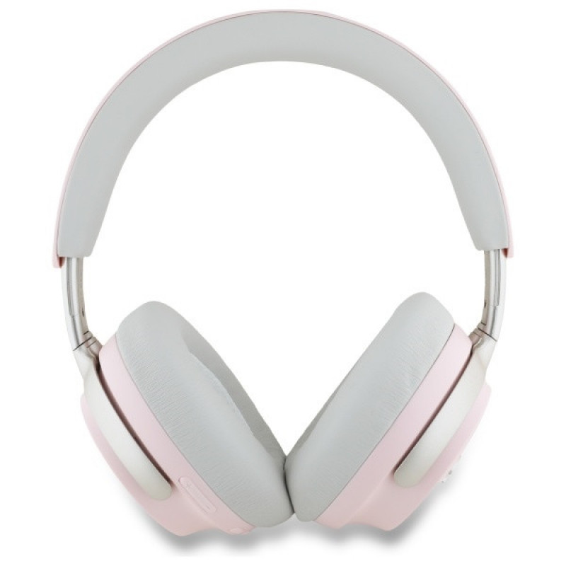 Auscultadores sem fios over-ear Guess GUBHC22PSBCSMP Metal Script Logo, ANC/ENC, cor-de-rosa