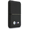Carteira MagSafe BMW M Carbon Metal Logos, preta