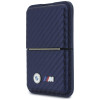 Carteira MagSafe BMW M Carbon Metal Logos, azul-marinho