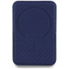Carteira MagSafe BMW M Carbon Metal Logos, azul-marinho