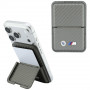 Carteira MagSafe BMW M Carbon Metal Logos, antracite