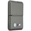 Carteira MagSafe BMW M Carbon Metal Logos, antracite