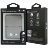 Carteira MagSafe BMW M Carbon Metal Logos, antracite