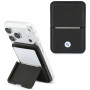 Carteira MagSafe BMW Carbon Metal Logos, preta