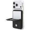 Carteira MagSafe BMW Carbon Metal Logos, preta