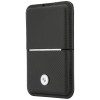 Carteira MagSafe BMW Carbon Metal Logos, preta